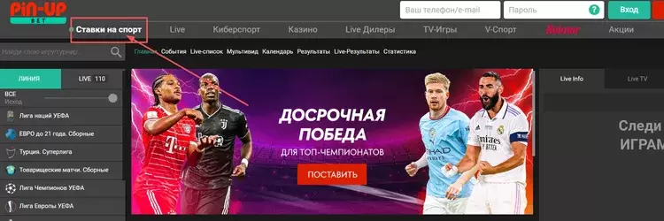 играть на ставках в пин ап